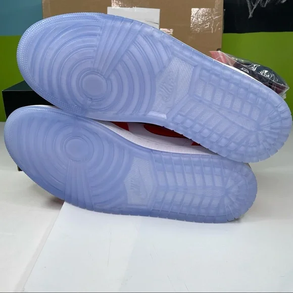 Air Jordan 1 Mid SE Mens Size 10 Basketball Sneakers Chili Red Shoes - Picture 10 of 12